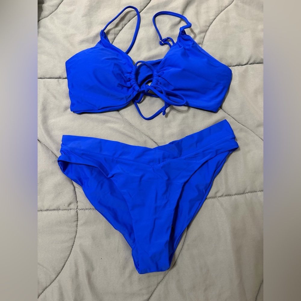 Royal Blue Two-Piece Bikini Set